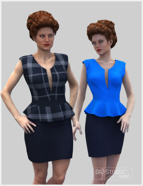 Office Lady Chic for Genesis 2 Female(s) by: Cute3D, 3D Models by Daz 3D