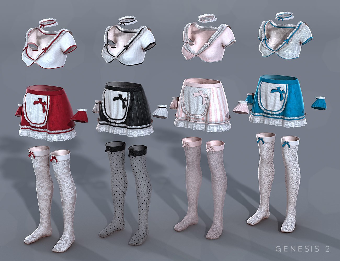Sexy Maid Outfit Textures Sexy Maid Outfit Textures by: Sarsa, 3D Models by Daz 3D