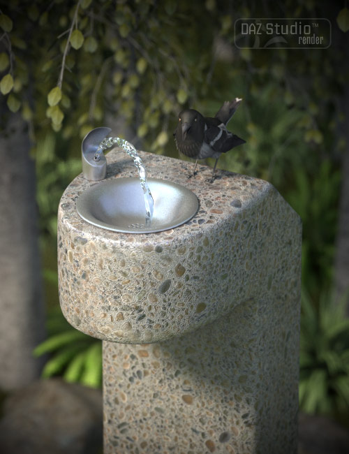 Water Fountains by: Valandar, 3D Models by Daz 3D
