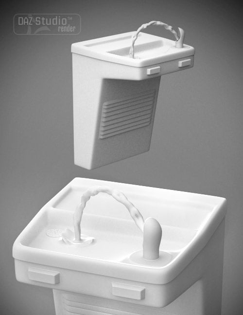 Water Fountains by: Valandar, 3D Models by Daz 3D