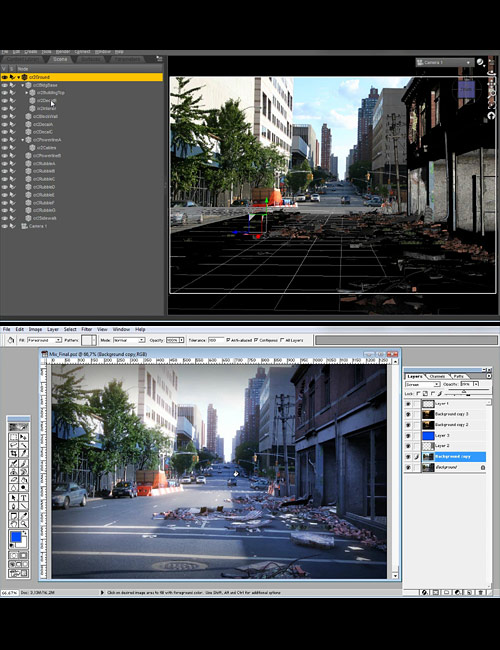 City Photo Mania - Destroy Photos With DAZ Studio by: Dreamlight, 3D Models by Daz 3D