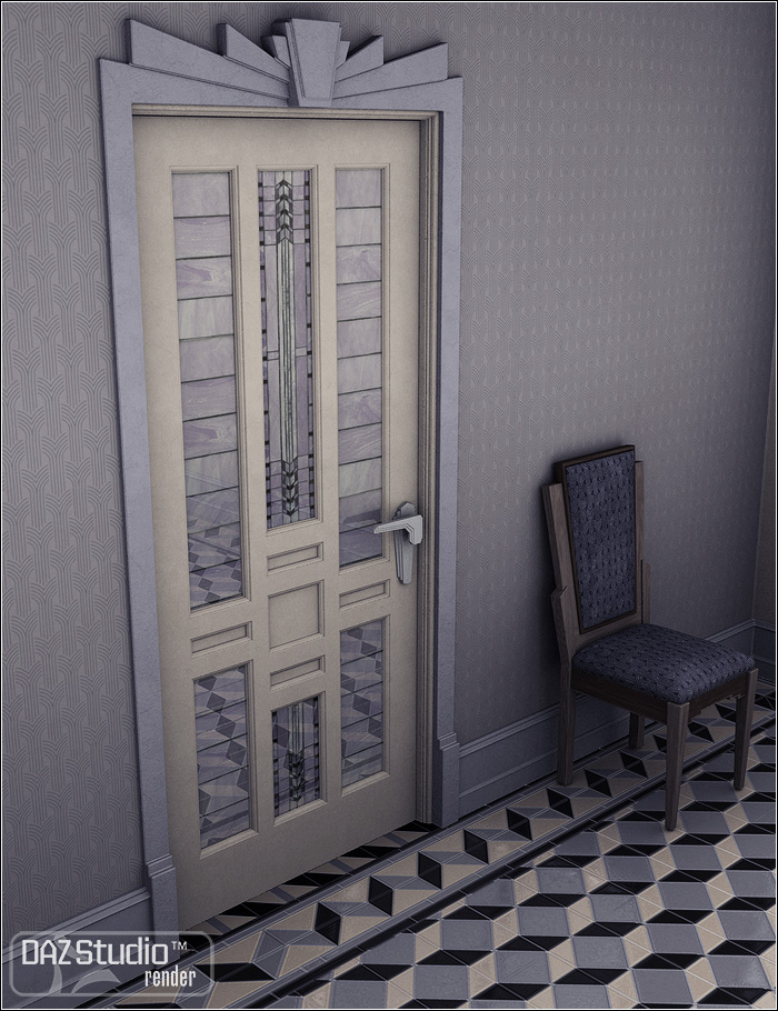 Maison Cubiste for Classic Deco: Eclectic 1 by: ForbiddenWhispers, 3D Models by Daz 3D