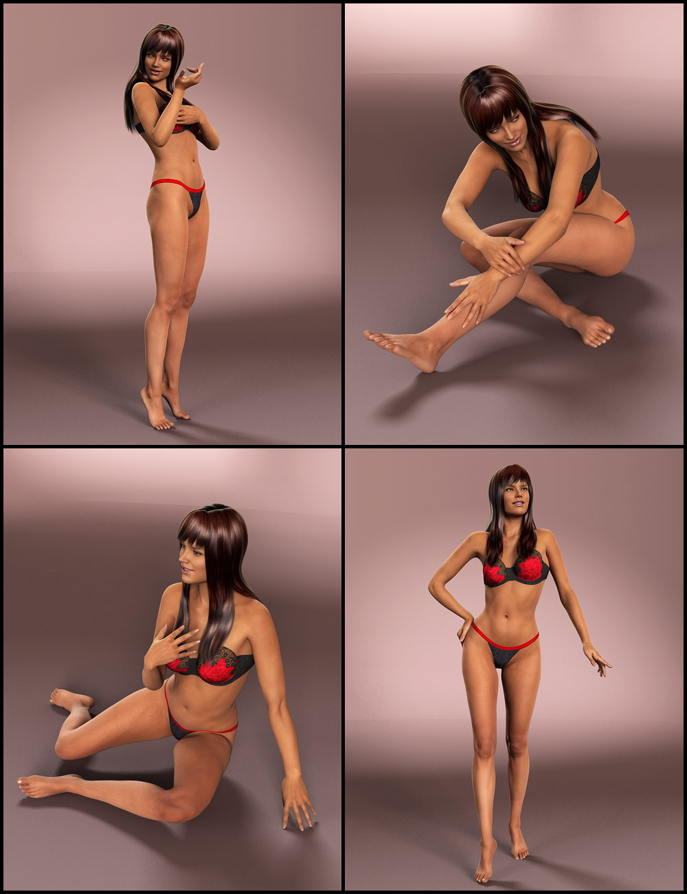 Bluemoon Poses for Stephanie 6 by: Muscleman, 3D Models by Daz 3D