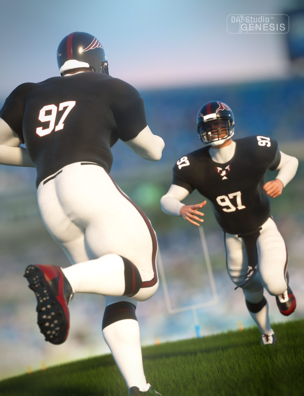 Football Uniform by: , 3D Models by Daz 3D