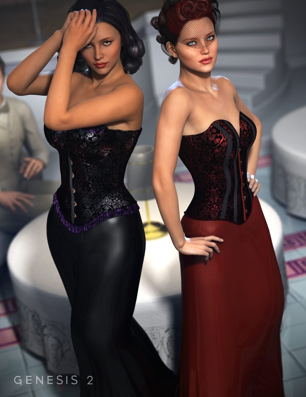 Isolabella Dress Isolabella Dress by: , 3D Models by Daz 3D