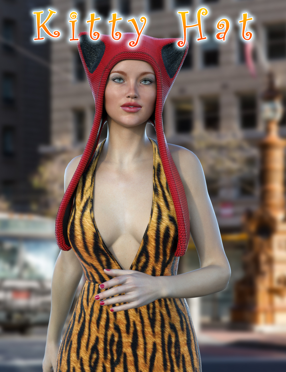 Kitty Hat by: Slide3D, 3D Models by Daz 3D