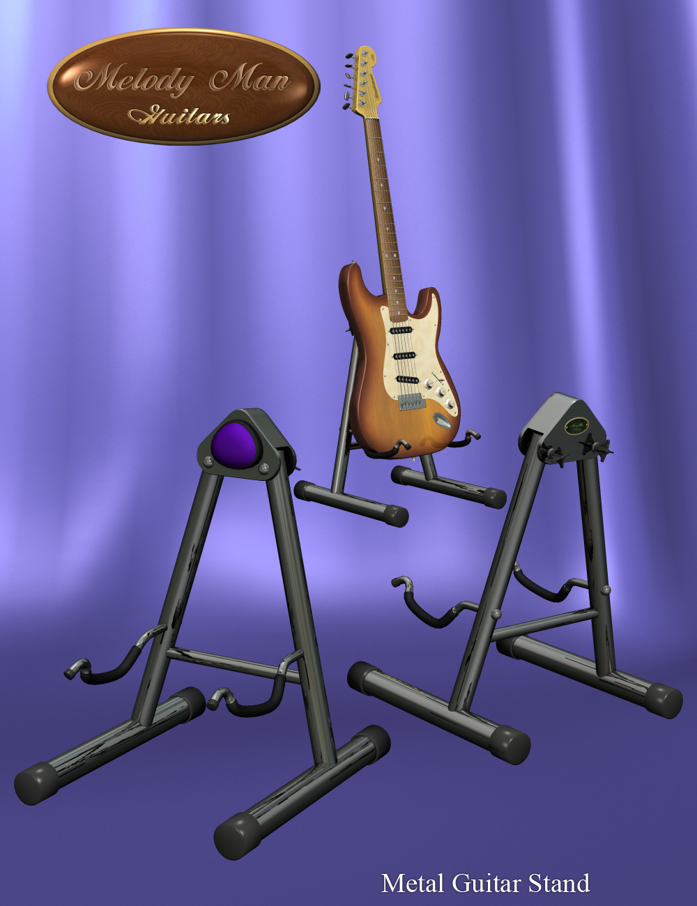 Melody Man Electric Guitars by: Don AlbertSimon3D, 3D Models by Daz 3D