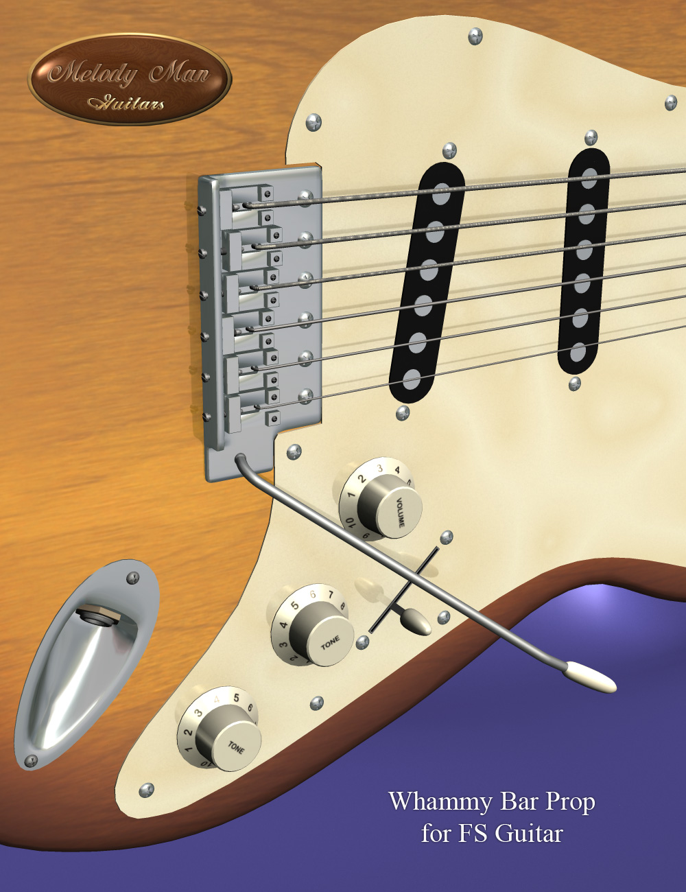 Melody Man Electric Guitars by: Don AlbertSimon3D, 3D Models by Daz 3D