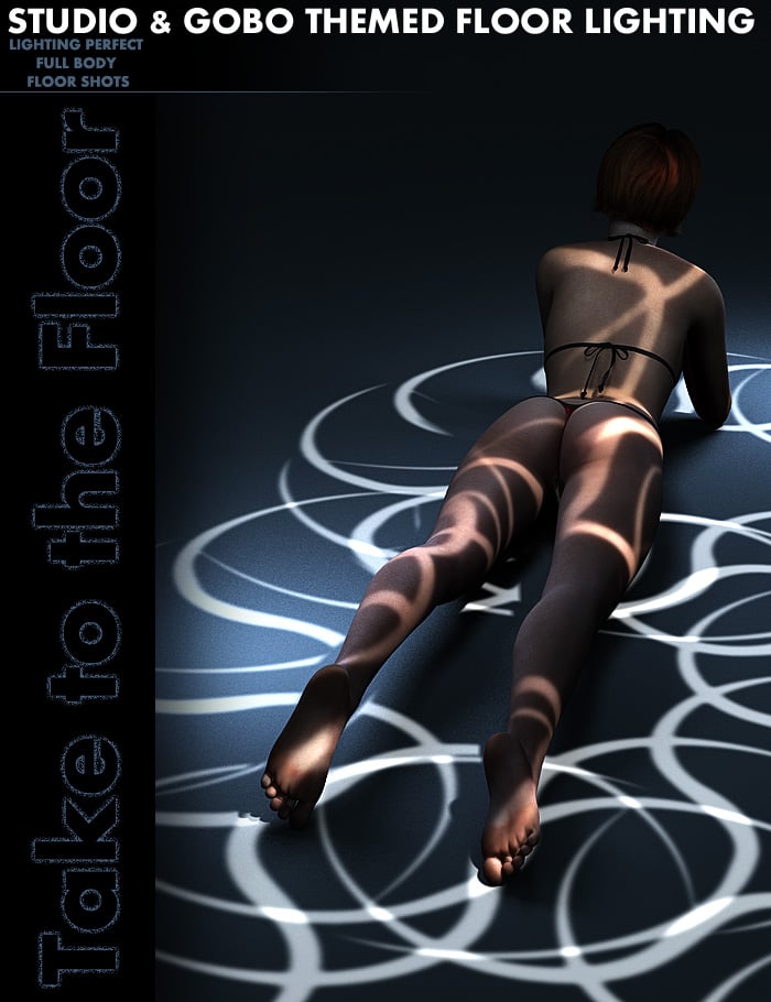 Take to the Floor DS Gobo Lighting by: ForbiddenWhispers, 3D Models by Daz 3D