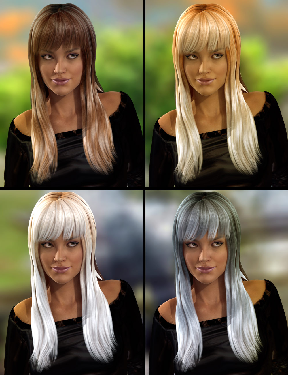 Spring Hair by: , 3D Models by Daz 3D