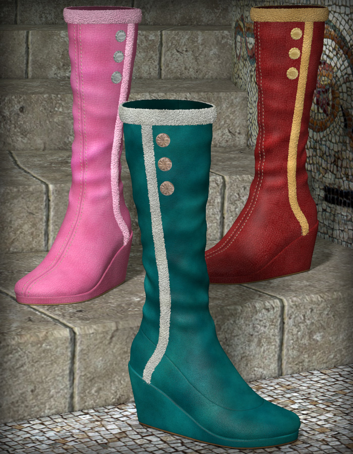 Patchwork Shoes 3 | Daz 3D