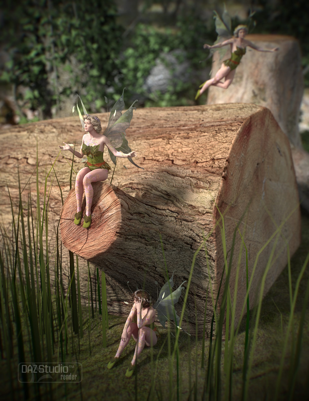Outside the Rabbit Hole by: ARTCollabUmblefugly, 3D Models by Daz 3D