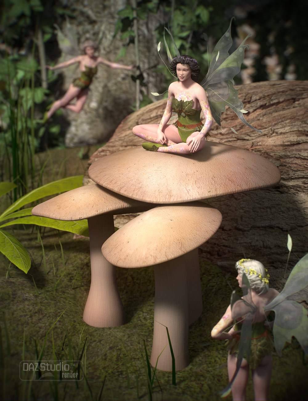 Outside the Rabbit Hole by: ARTCollabUmblefugly, 3D Models by Daz 3D