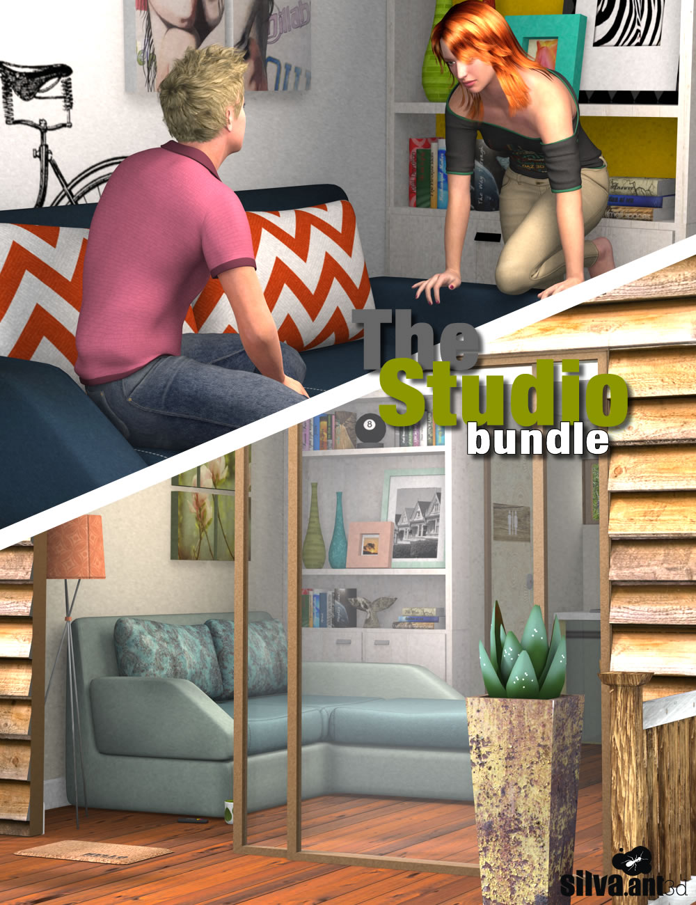 The Studio Bundle by: SilvaAnt3d, 3D Models by Daz 3D