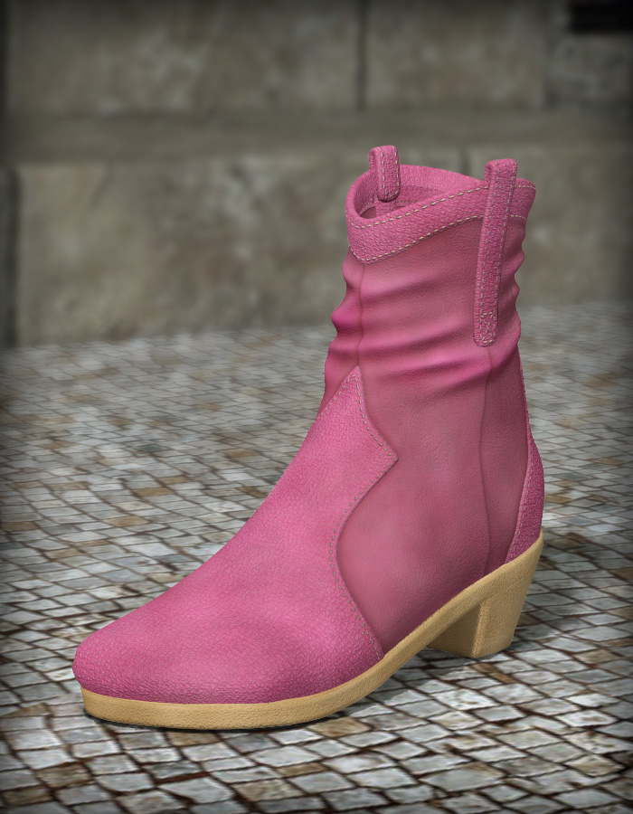 Patchwork Shoes 4 by: esha, 3D Models by Daz 3D