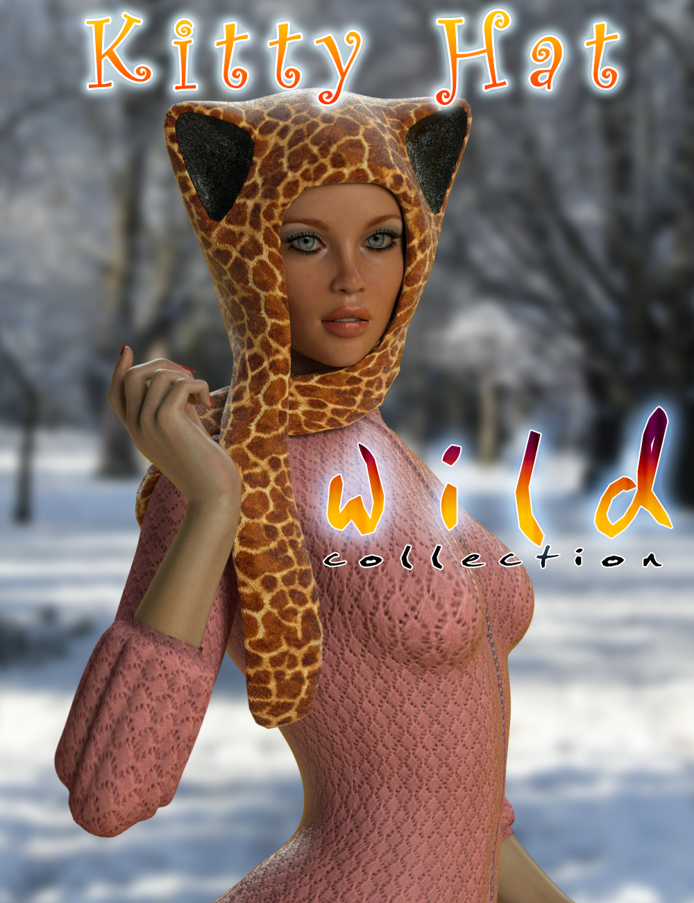 Kitty Hat Wild Collection by: Slide3D, 3D Models by Daz 3D
