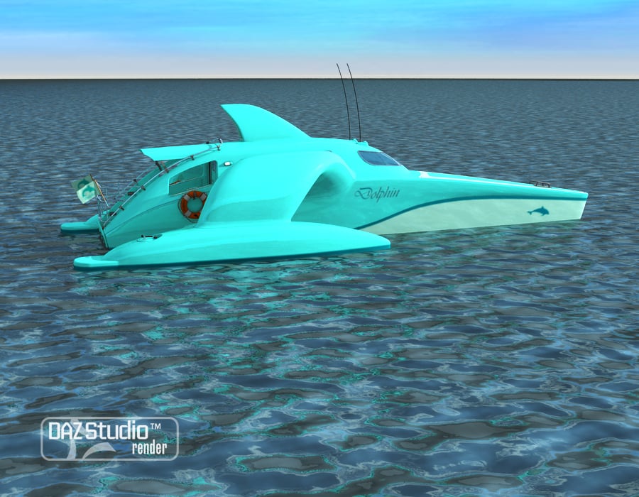 Ship Dolphin Ship Dolphin by: petipet, 3D Models by Daz 3D