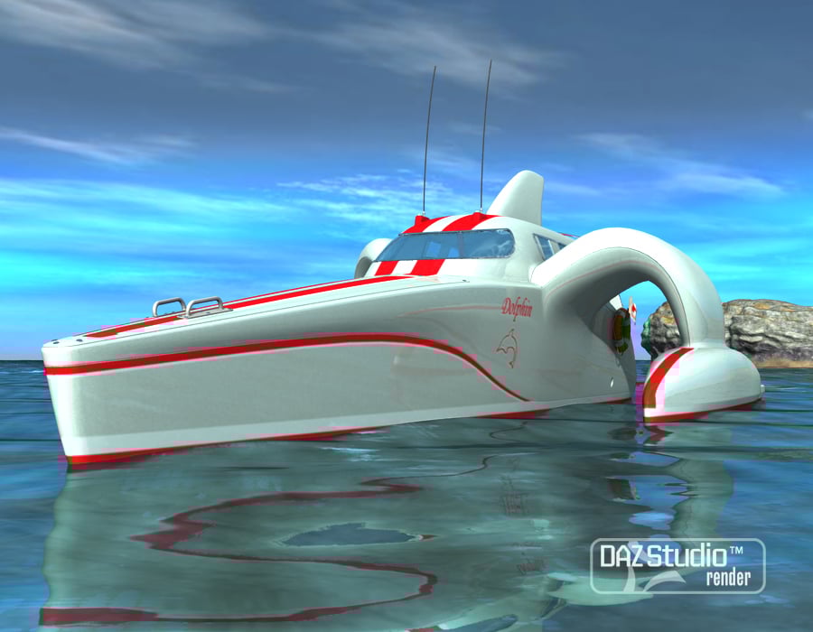 Ship Dolphin Ship Dolphin by: petipet, 3D Models by Daz 3D