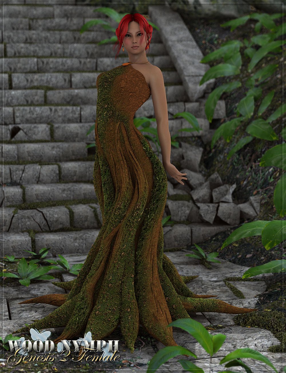RW Wood Nymph for Genesis 2 Female(s) by: Renderwelten, 3D Models by Daz 3D