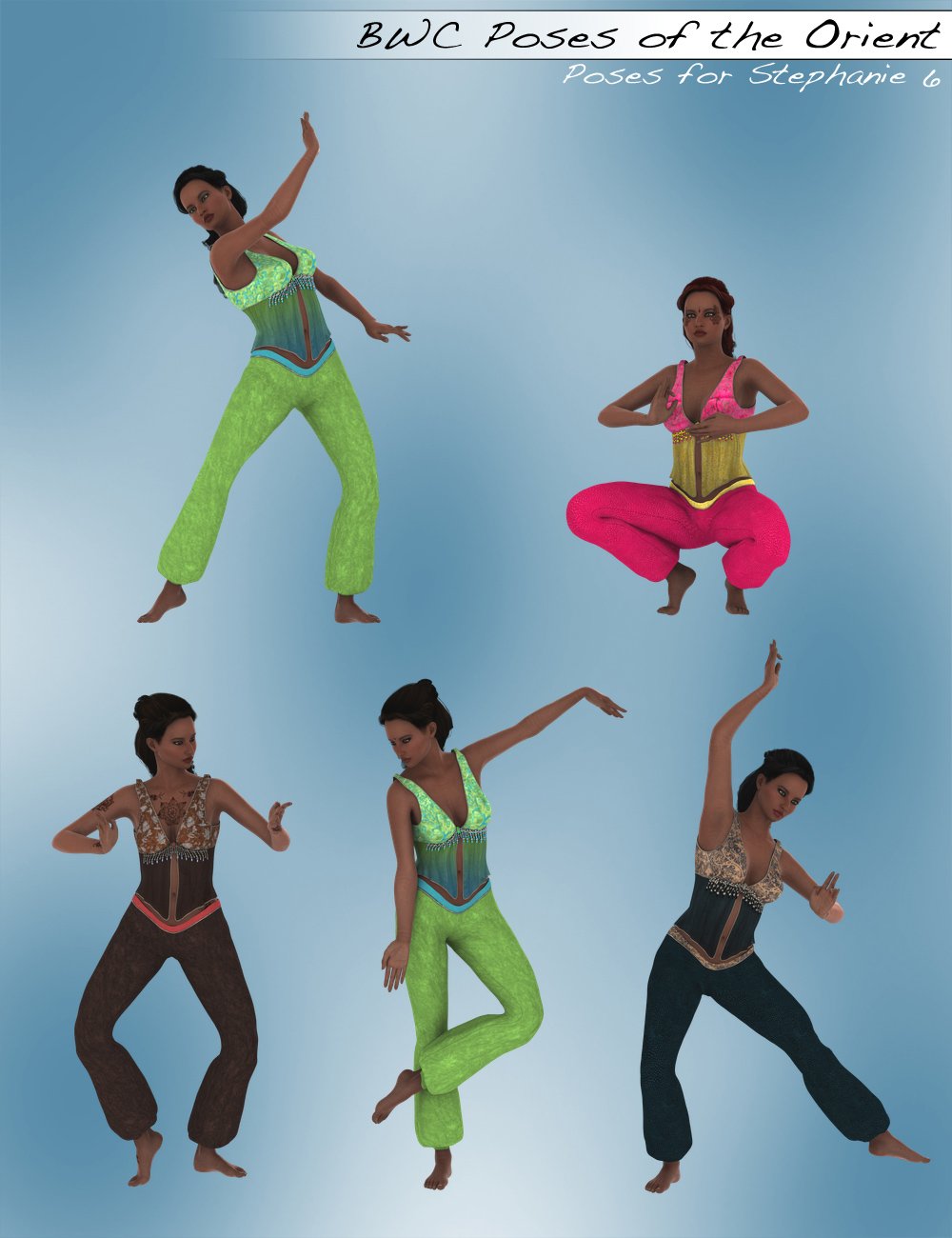 BWC Poses of the Orient BWC Poses of the Orient by: Sedor, 3D Models by Daz 3D