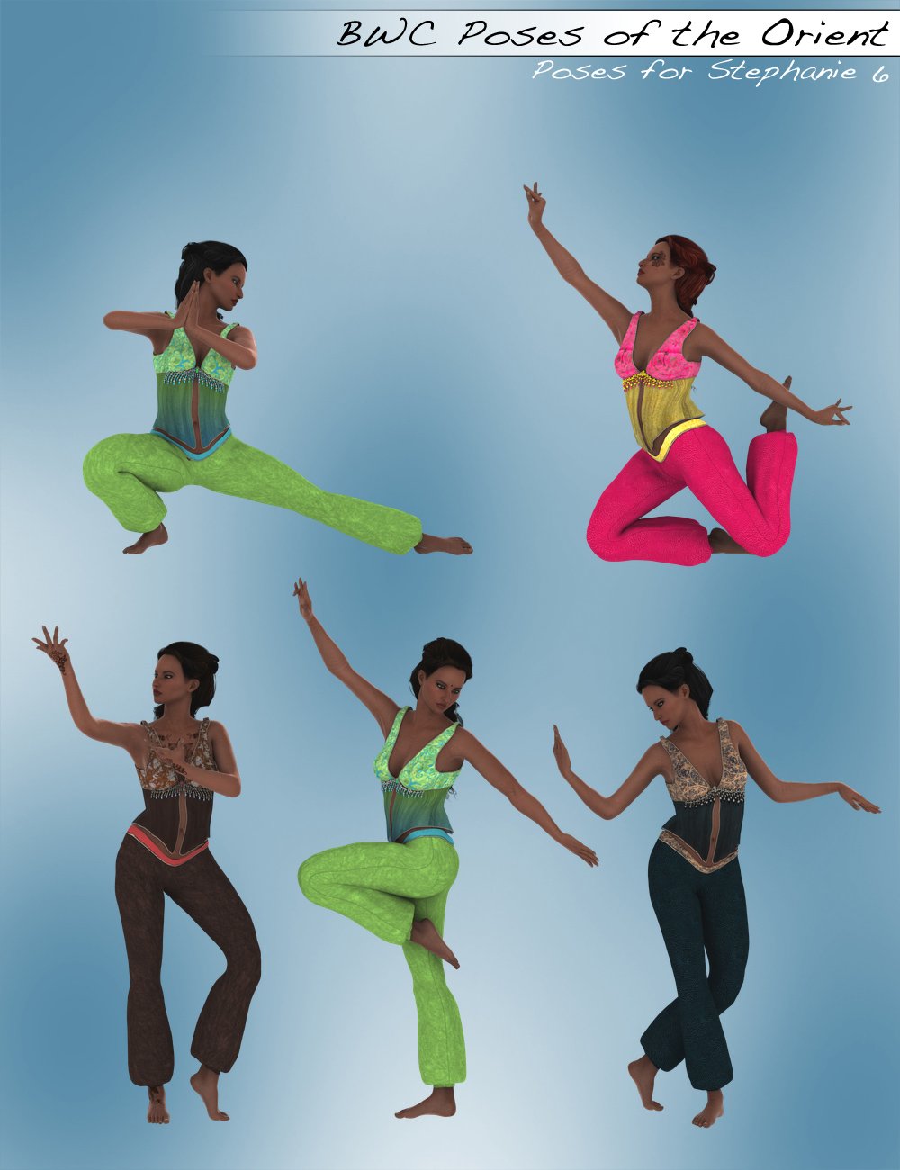 BWC Poses of the Orient BWC Poses of the Orient by: Sedor, 3D Models by Daz 3D