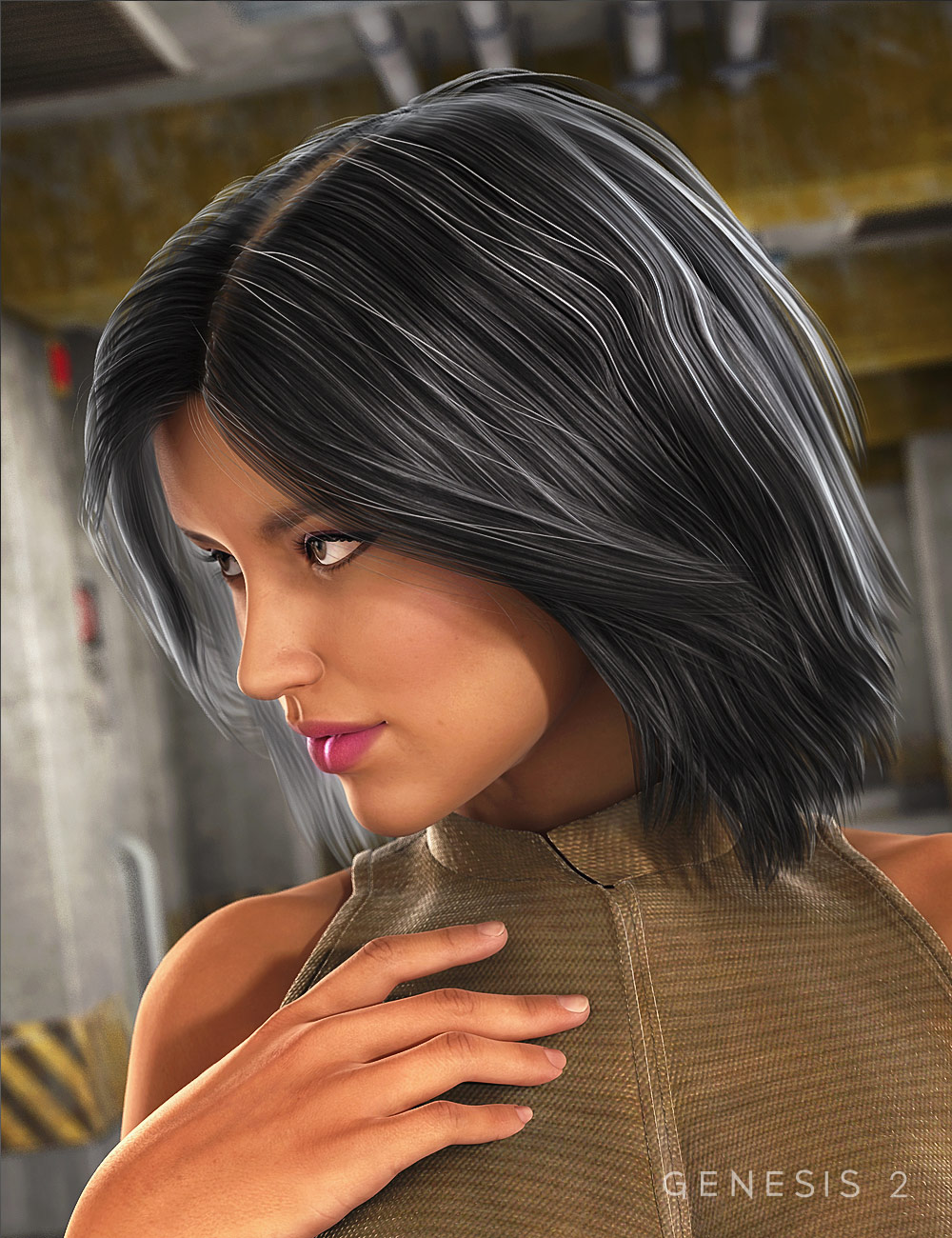 REV Hair for Genesis 2 Female(s) by: goldtassel, 3D Models by Daz 3D