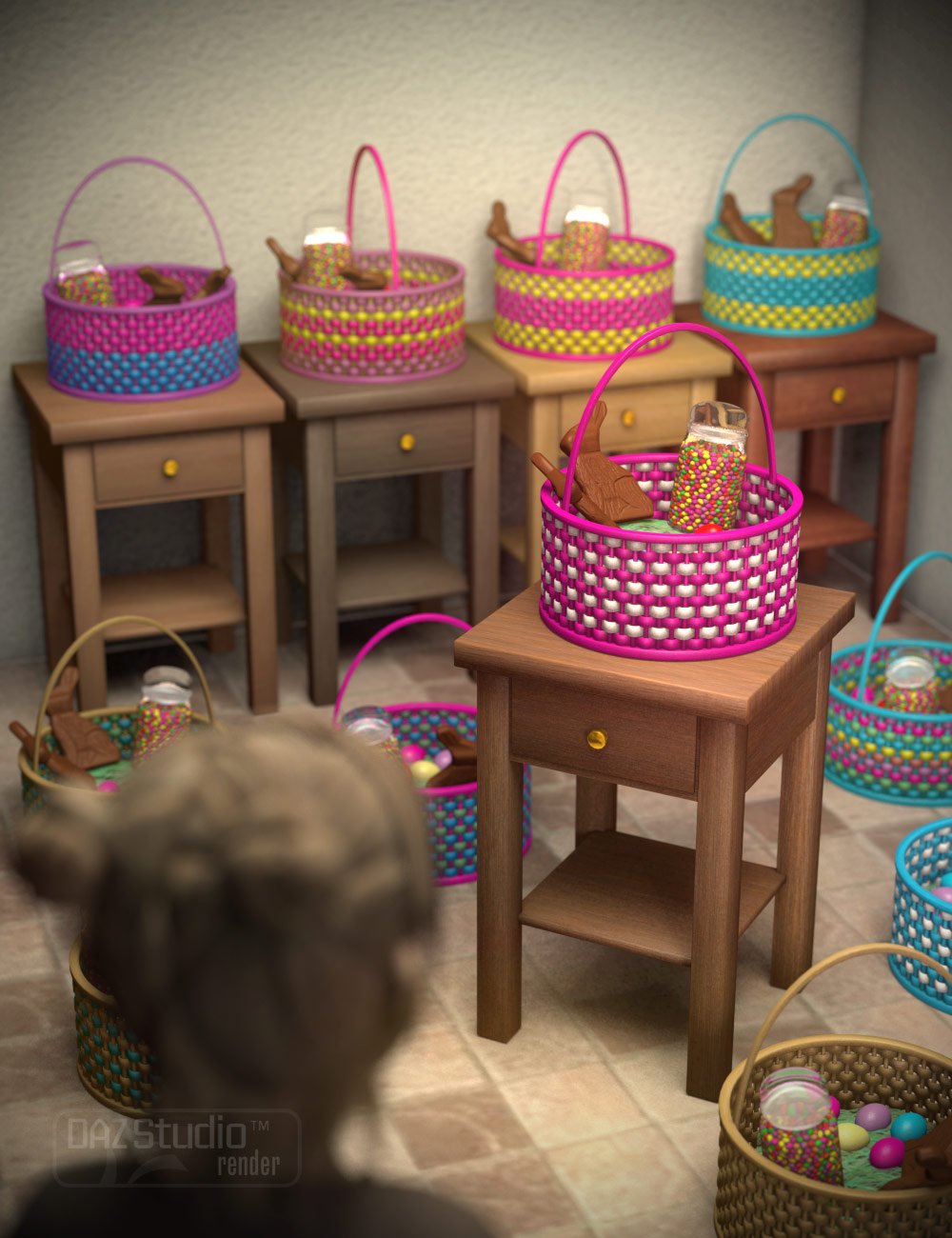 Easter Accessories Easter Accessories by: ARTCollab, 3D Models by Daz 3D