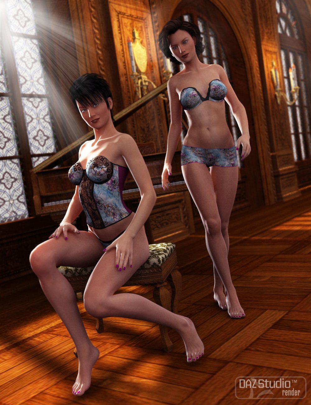 Strapless Intimates Collection by: ForbiddenWhispersthe3dwizard, 3D Models by Daz 3D