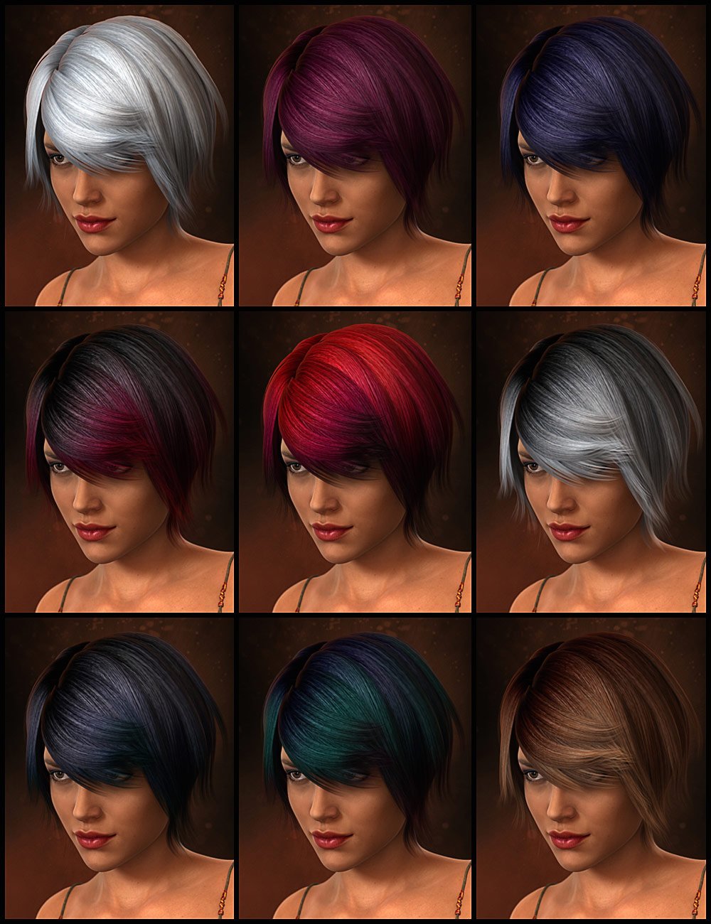 Fancy Hair Fancy Hair by: , 3D Models by Daz 3D