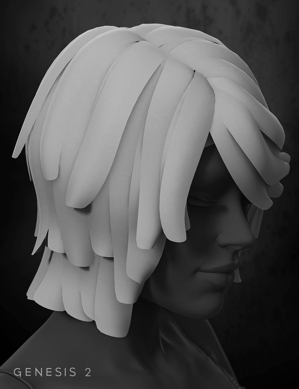 Fancy Hair Fancy Hair by: , 3D Models by Daz 3D