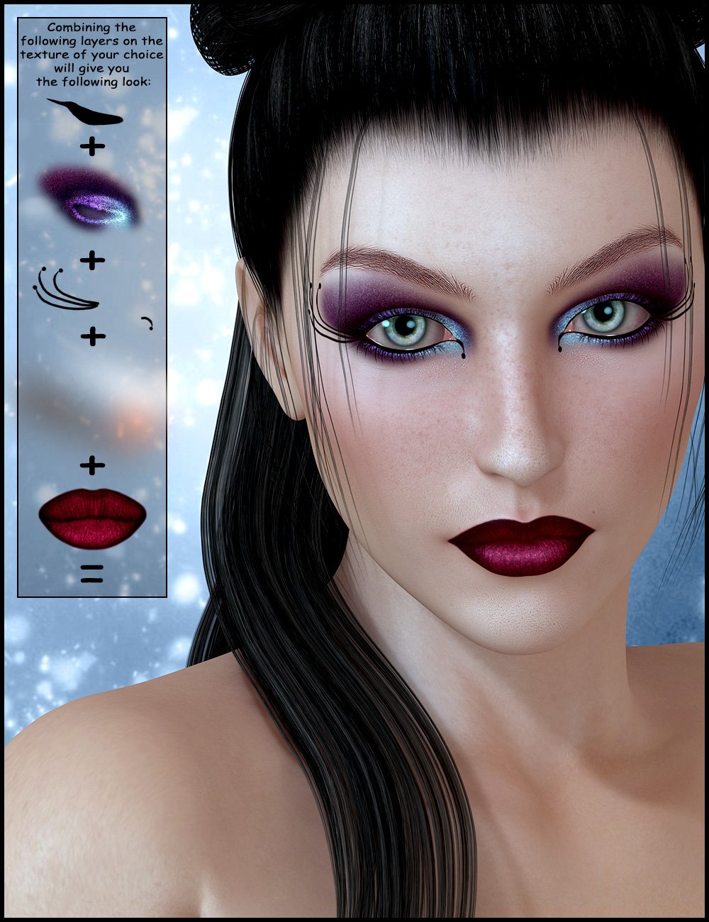 ARTMakeover Merchant Resource for Victoria 4 and Genesis by: ARTCollaborations, 3D Models by Daz 3D