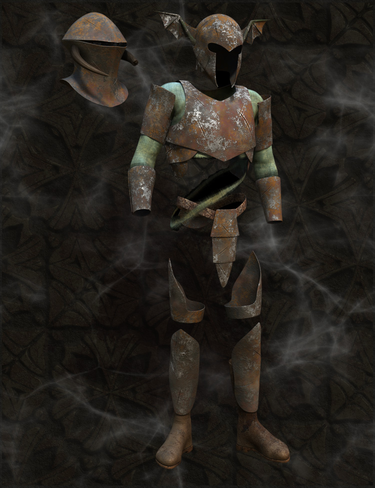 Death Knight Armor by: Valandar, 3D Models by Daz 3D