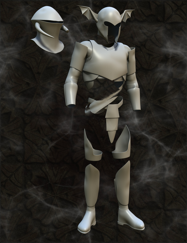 Death Knight Armor by: Valandar, 3D Models by Daz 3D