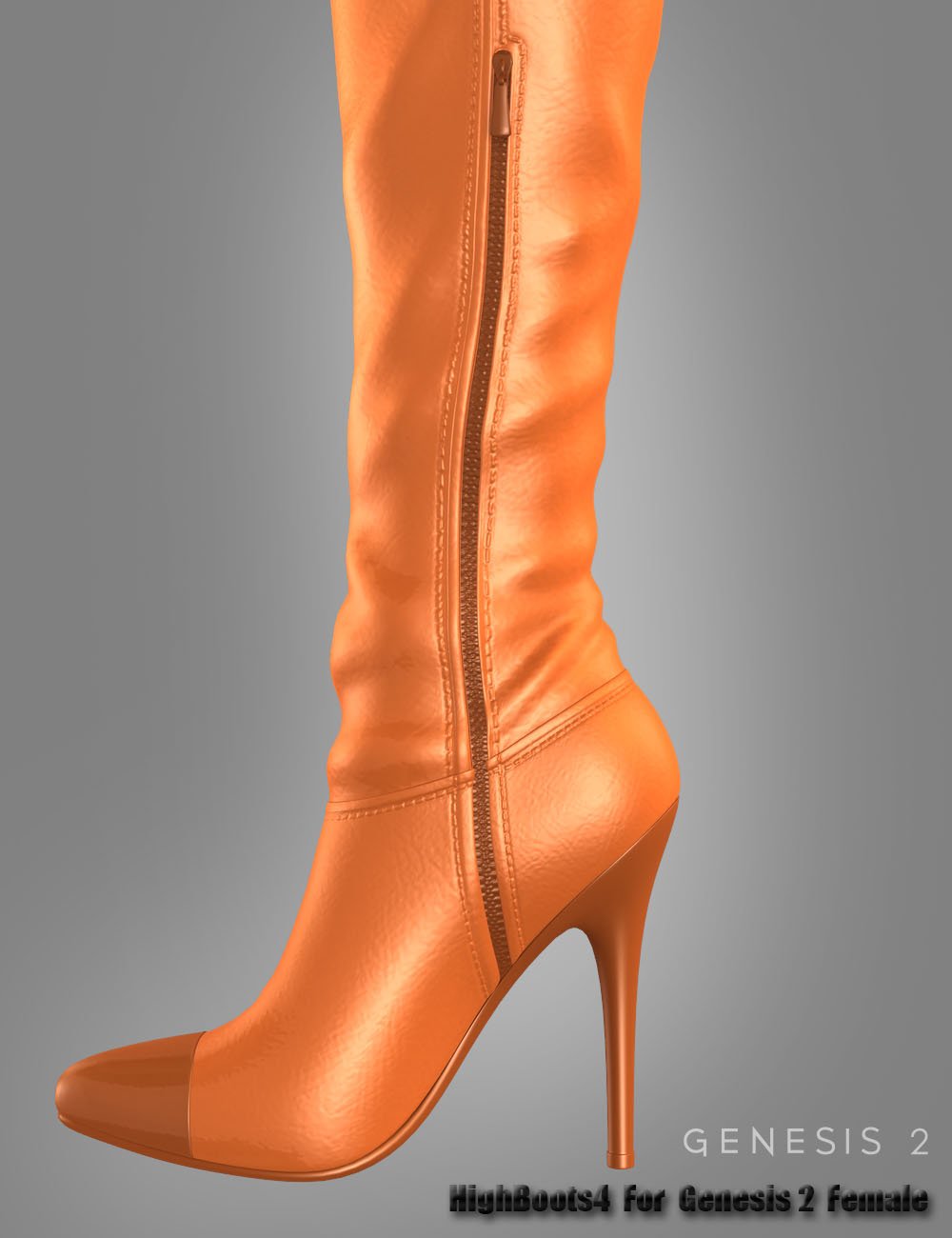 High Boots 4 For Genesis 2 Female(s) by: dx30, 3D Models by Daz 3D