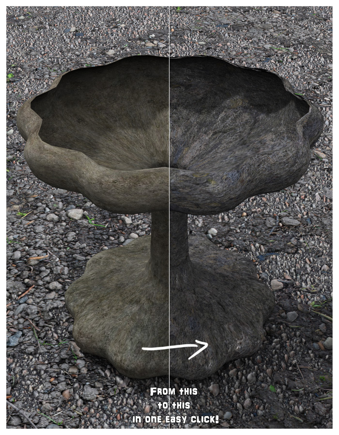 DAZ Studio 4 Grunged Shaders DAZ Studio 4 Grunged Shaders by: David BrinnenForbiddenWhispers, 3D Models by Daz 3D