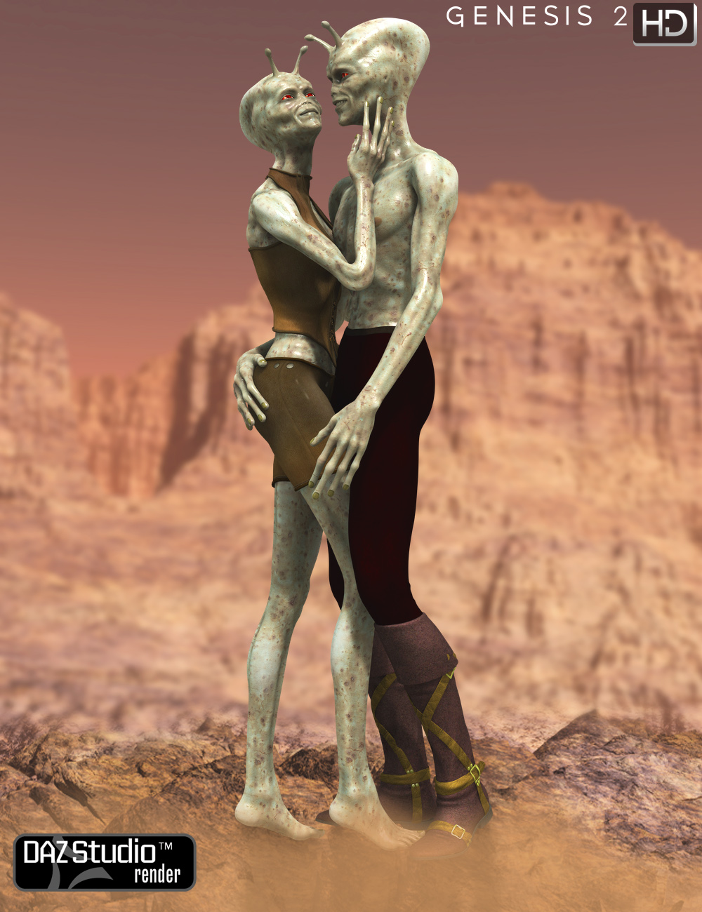 Midnight Martians HD Bundle by: midnight_stories, 3D Models by Daz 3D