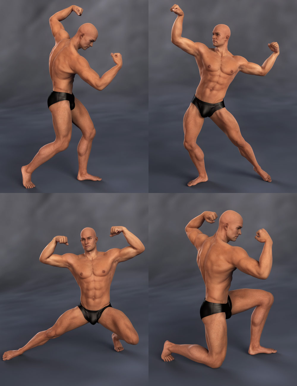 Strong Man Poses for Gianni 6 by: Sedor, 3D Models by Daz 3D