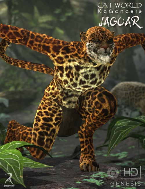 Cat World Regenesis HD - Jaguar by: RawArt, 3D Models by Daz 3D