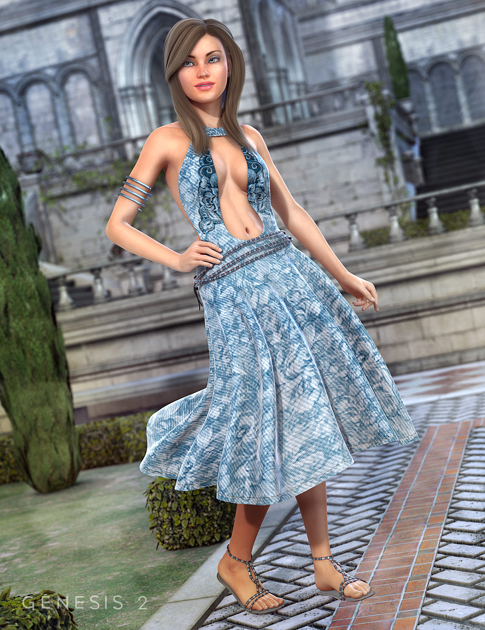 Diana Outfit for Genesis 2 Female(s) Diana Outfit for Genesis 2 Female(s) by: AmaranthShox-Design, 3D Models by Daz 3D