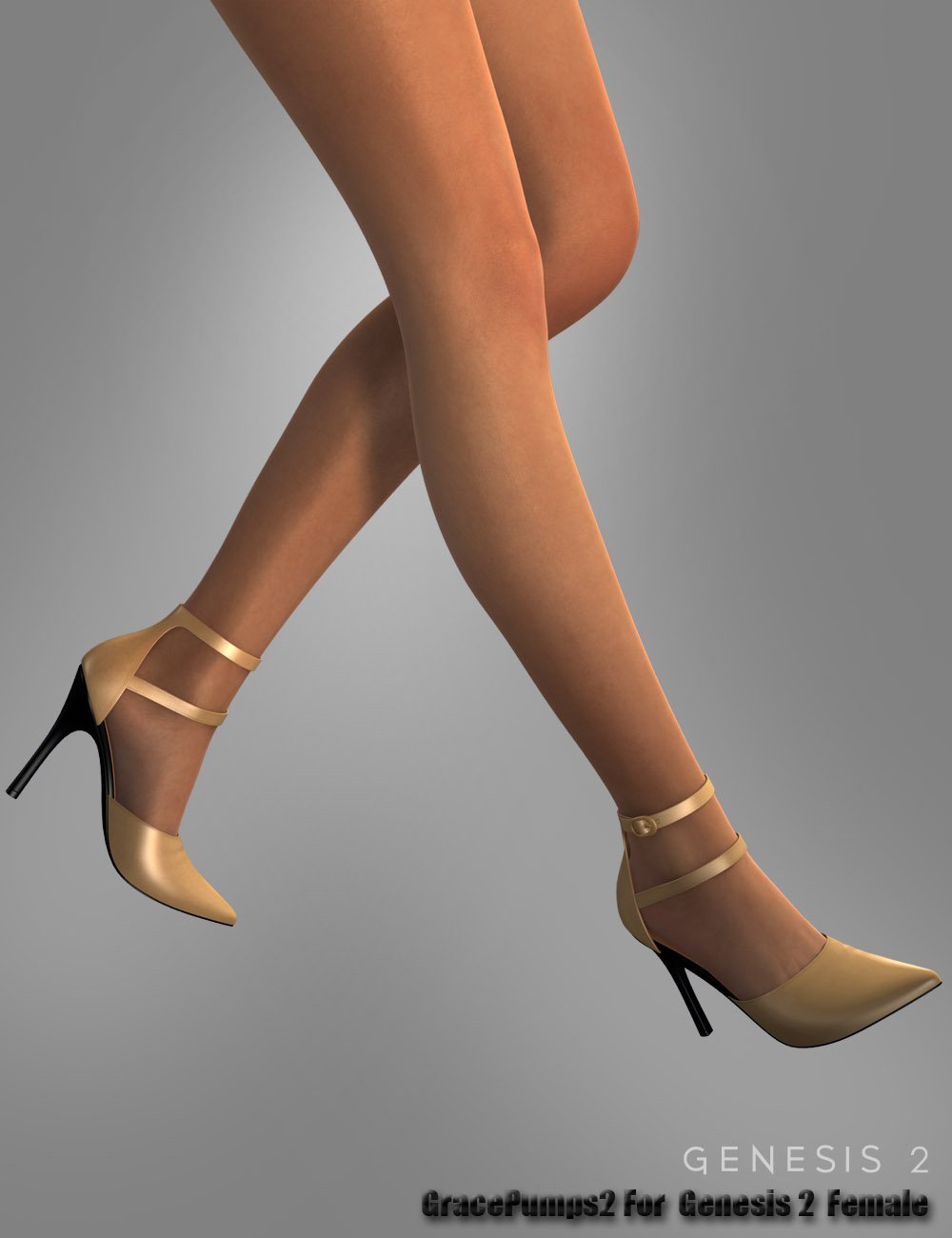 Grace Pumps 2 For Genesis 2 Female(s) by: dx30, 3D Models by Daz 3D