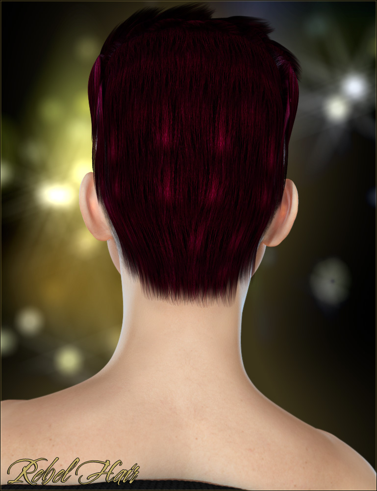 Rebel Hair Rebel Hair by: Valea, 3D Models by Daz 3D
