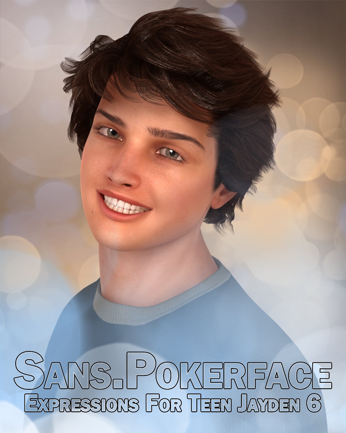 Sans.Pokerface Expressions for Teen Jayden 6 by: TheNathanParable, 3D Models by Daz 3D