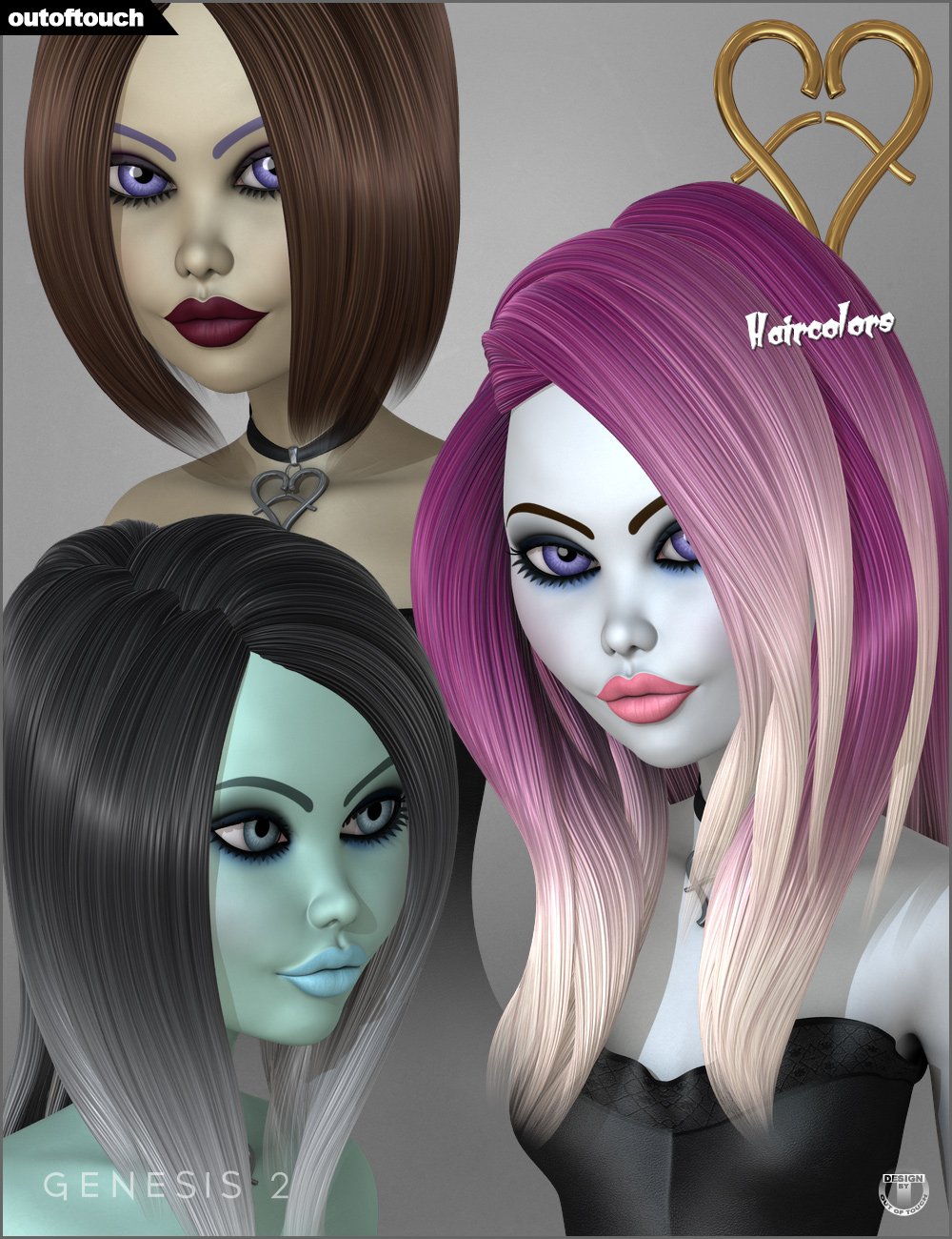 Fiends Forever Hair Textures