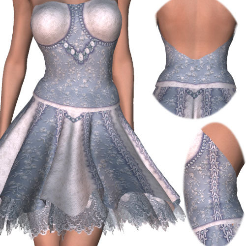 Party Time Dresses by: Pixel Delights, 3D Models by Daz 3D