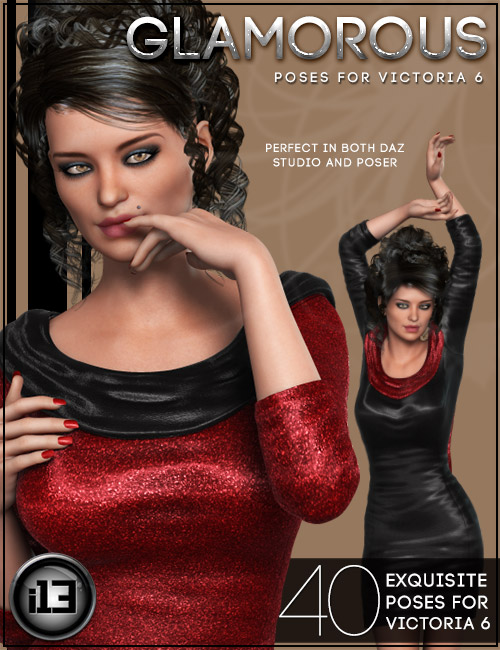 i13 Glamorous Poses by: ironman13, 3D Models by Daz 3D