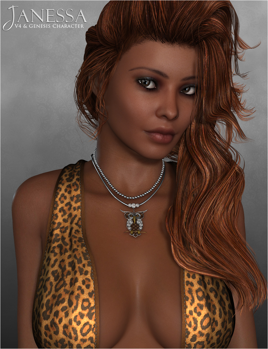 Janessa for Victoria 4 and Genesis by: OziChick, 3D Models by Daz 3D