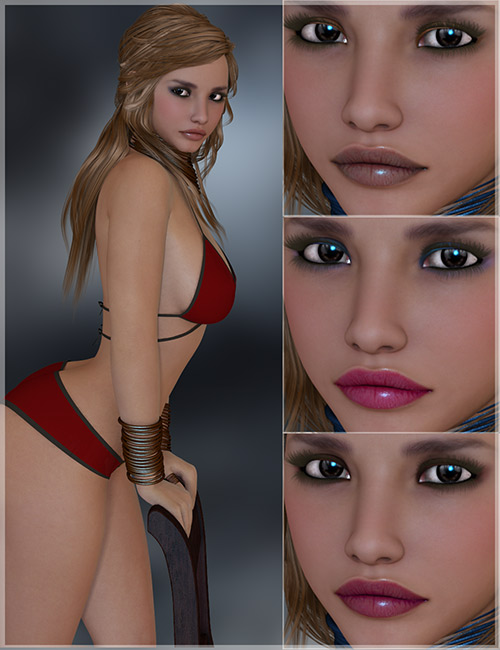 Mara For Victoria 4 and Genesis by: Belladzines, 3D Models by Daz 3D