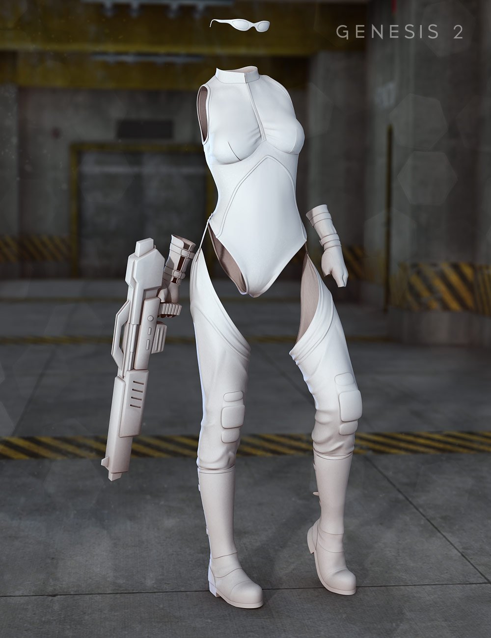 Mech Girl for Genesis 2 Female(s) by: the3dwizard, 3D Models by Daz 3D