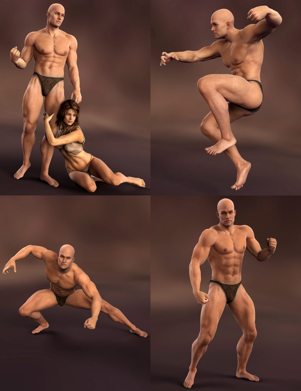 Gianni 6 Jungle Poses Gianni 6 Jungle Poses by: Muscleman, 3D Models by Daz 3D
