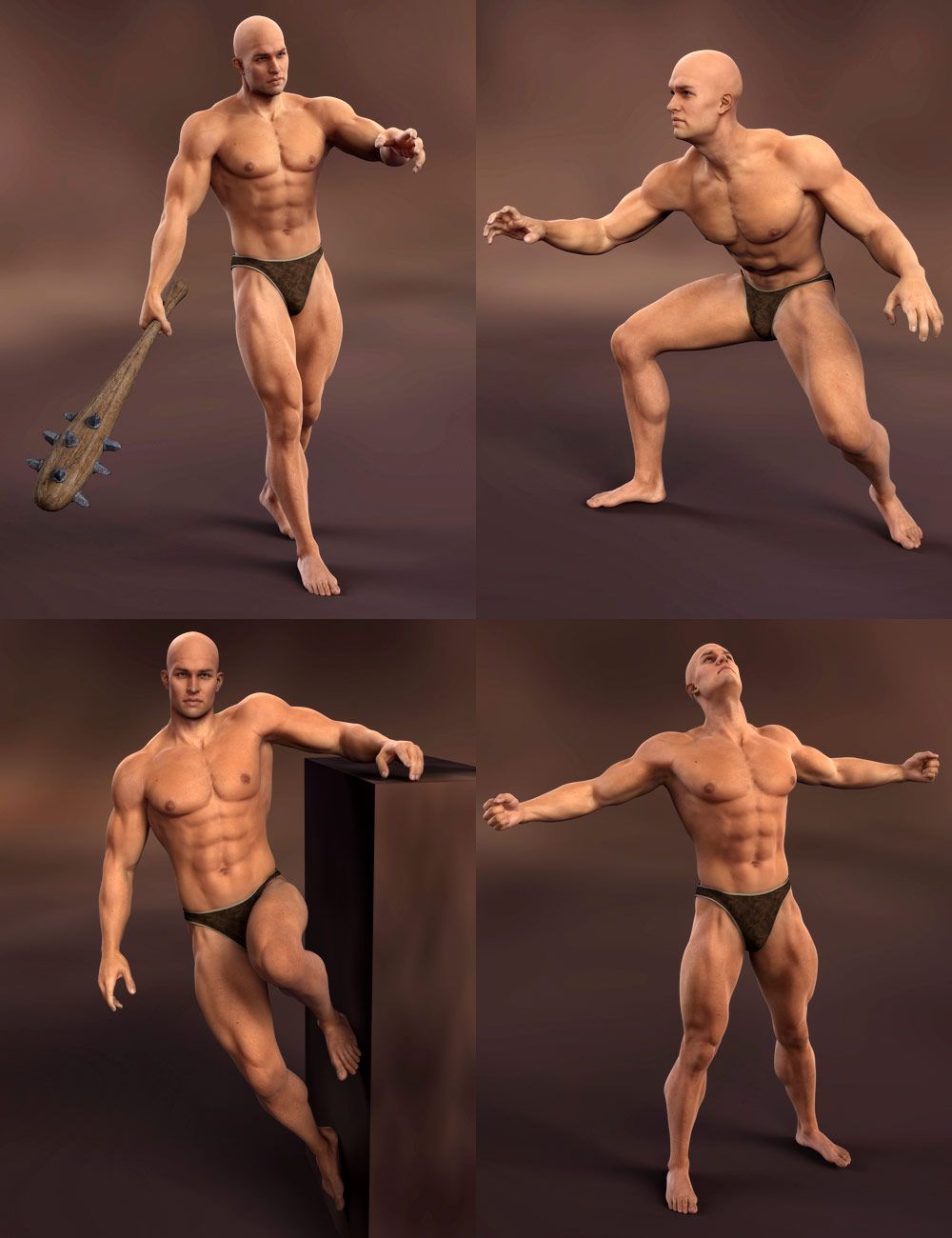 Gianni 6 Jungle Poses Gianni 6 Jungle Poses by: Muscleman, 3D Models by Daz 3D